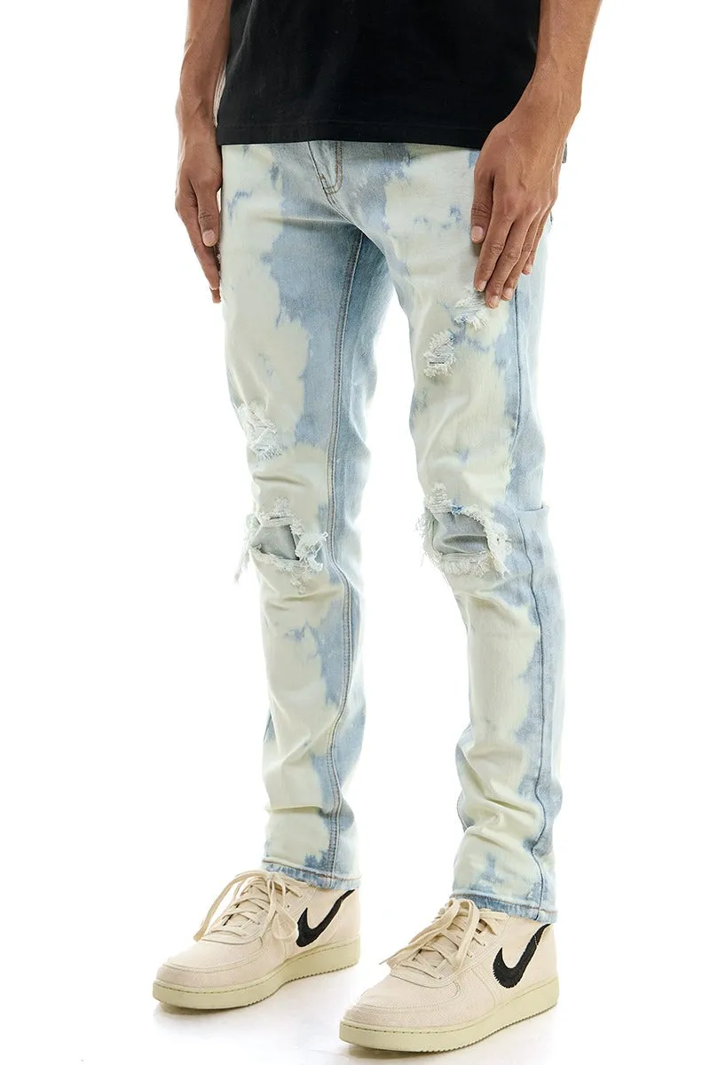 Bleached Skinny Jeans - Skinny Fit