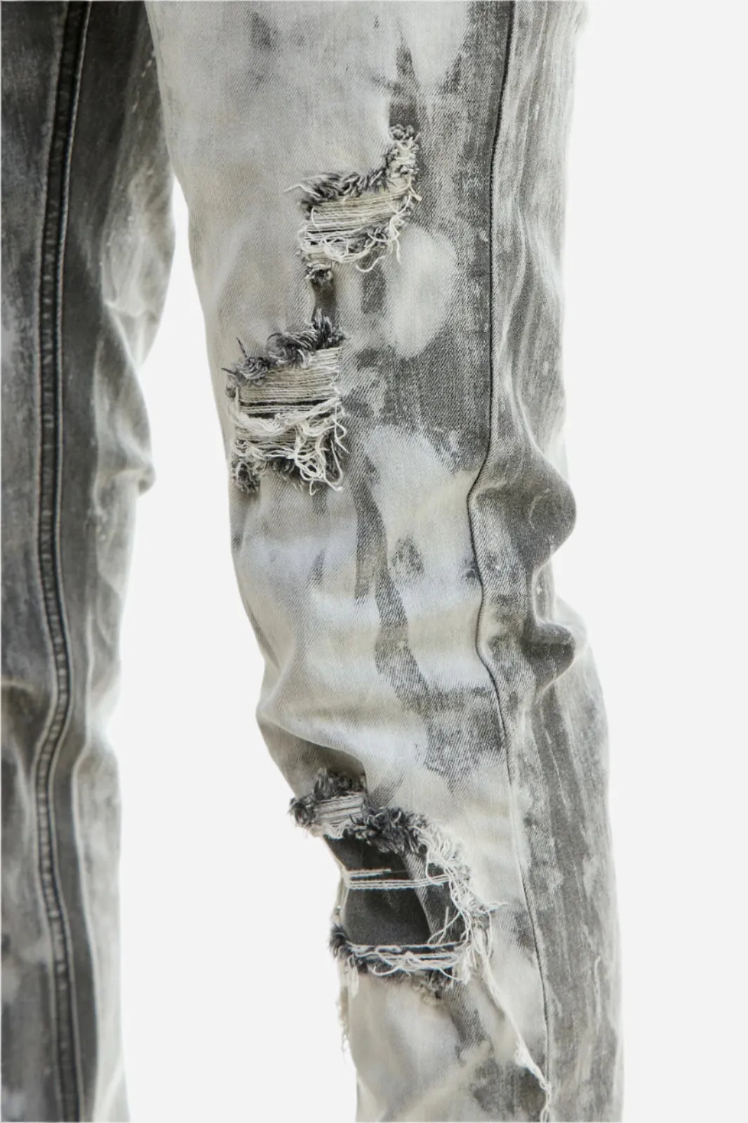 Bleached Skinny Jeans - Skinny Fit