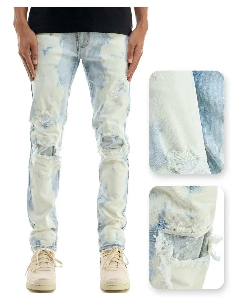Bleached Skinny Jeans - Skinny Fit