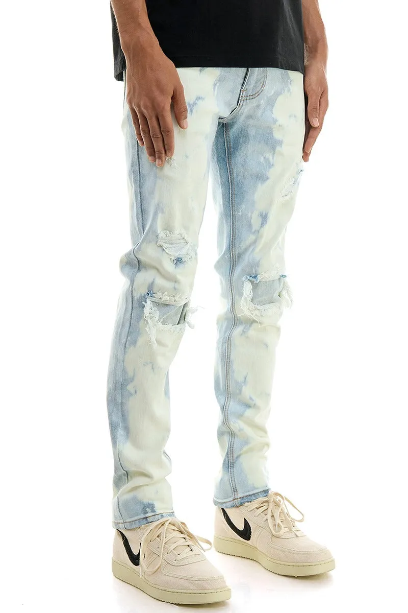 Bleached Skinny Jeans - Skinny Fit