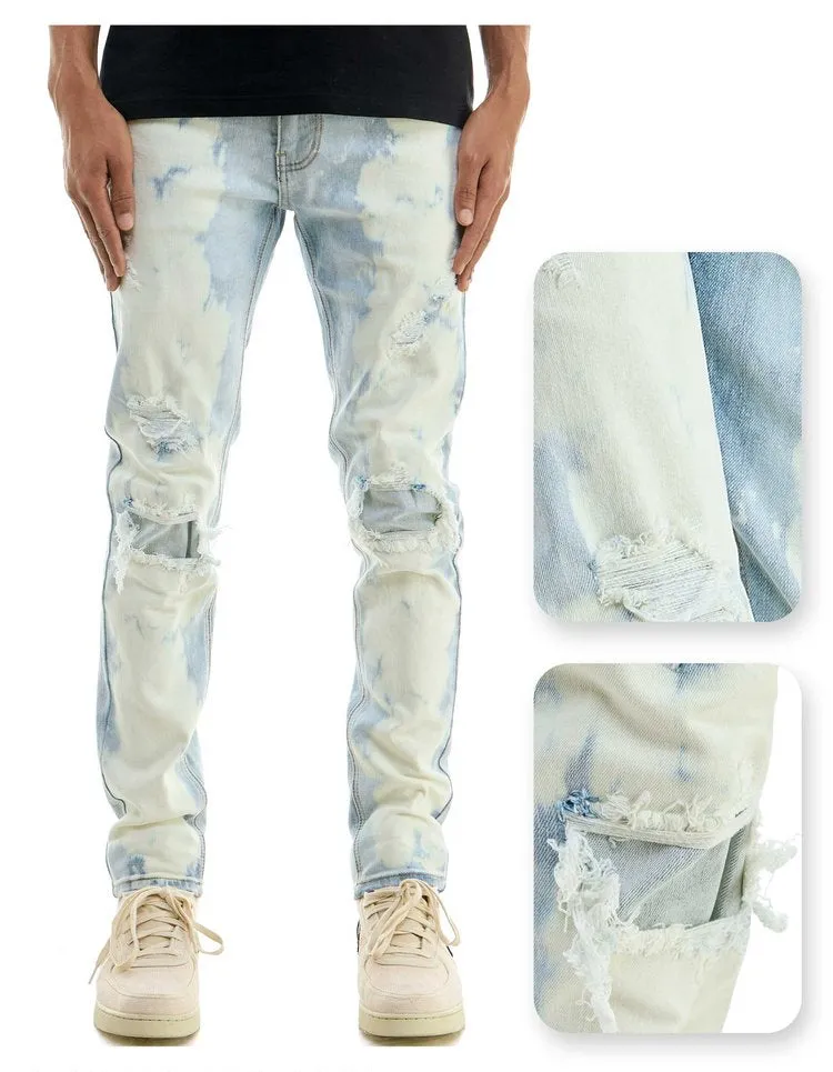 Bleached Skinny Jeans - Skinny Fit