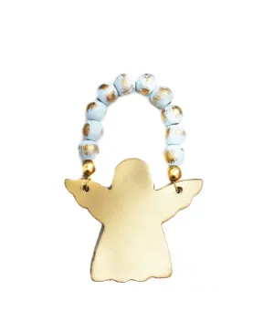 Blessing Beads Angel Ornament - Blue