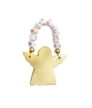 Blessing Beads Angel Ornament - White