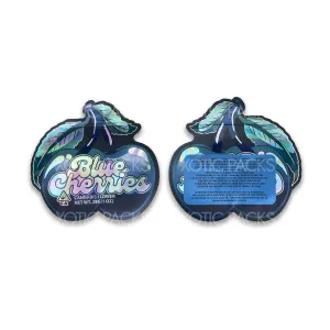 Blue Cherries Mylar Bag 1 Ounce