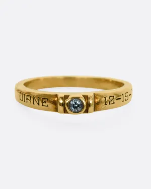 Blue Topaz Diane Ring