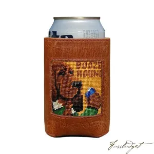 Booze Hound Needlepoint Can Cooler