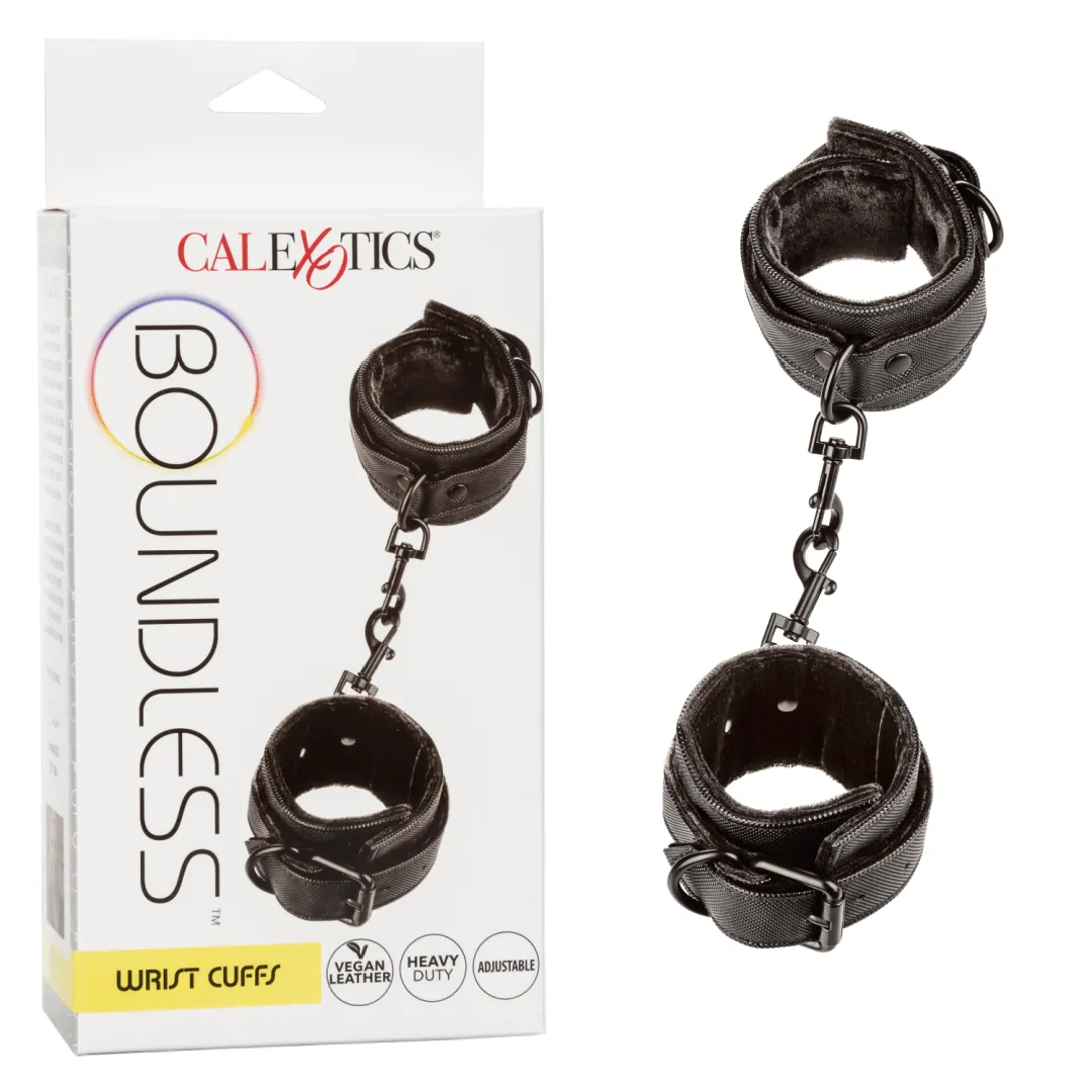 Boundless Heavy Duty Black Wrist Cuffs