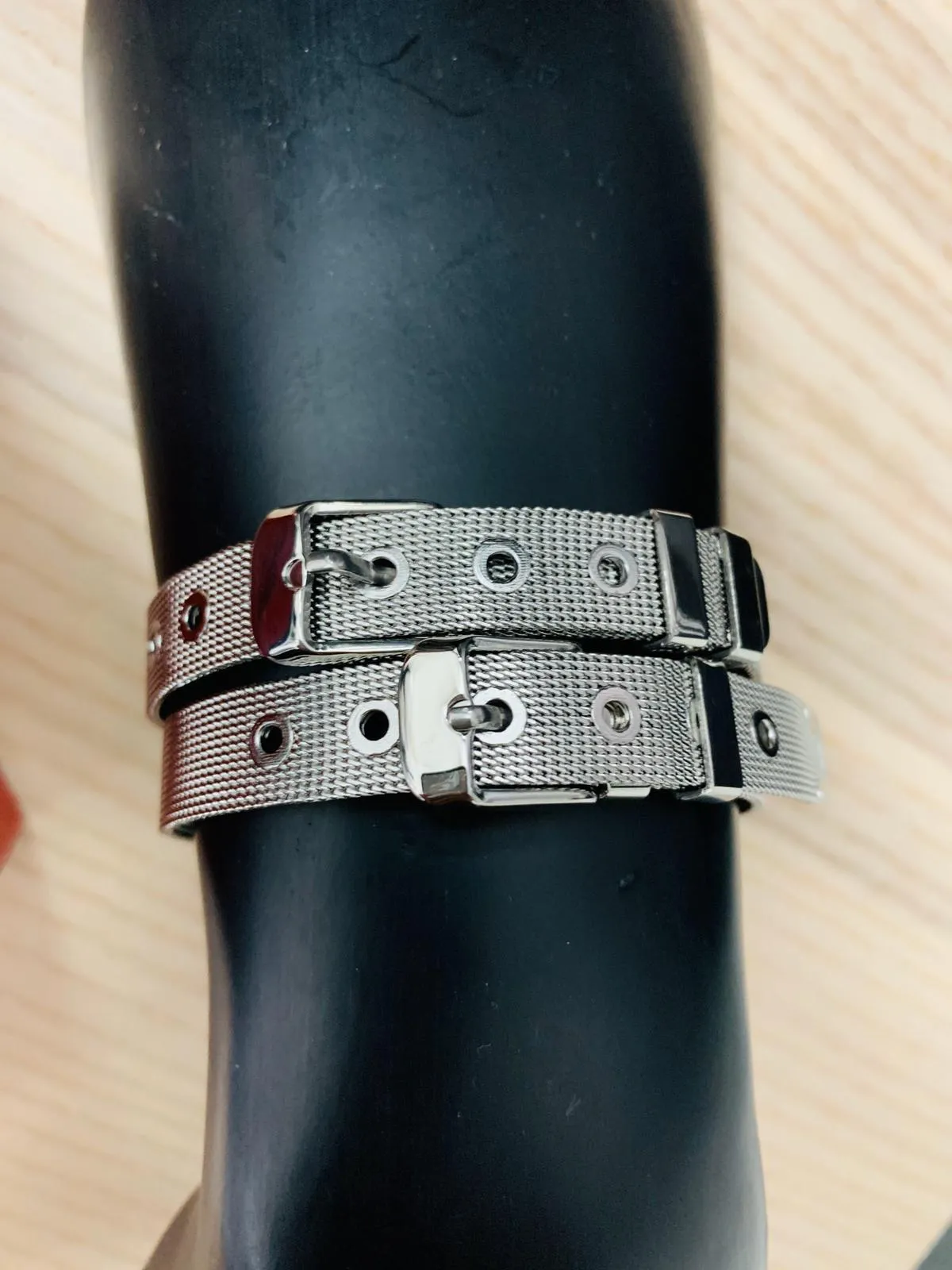Bracelet Twins Stainless Steel Collection Color Silver  - Power Wings By Jullye Giliberti