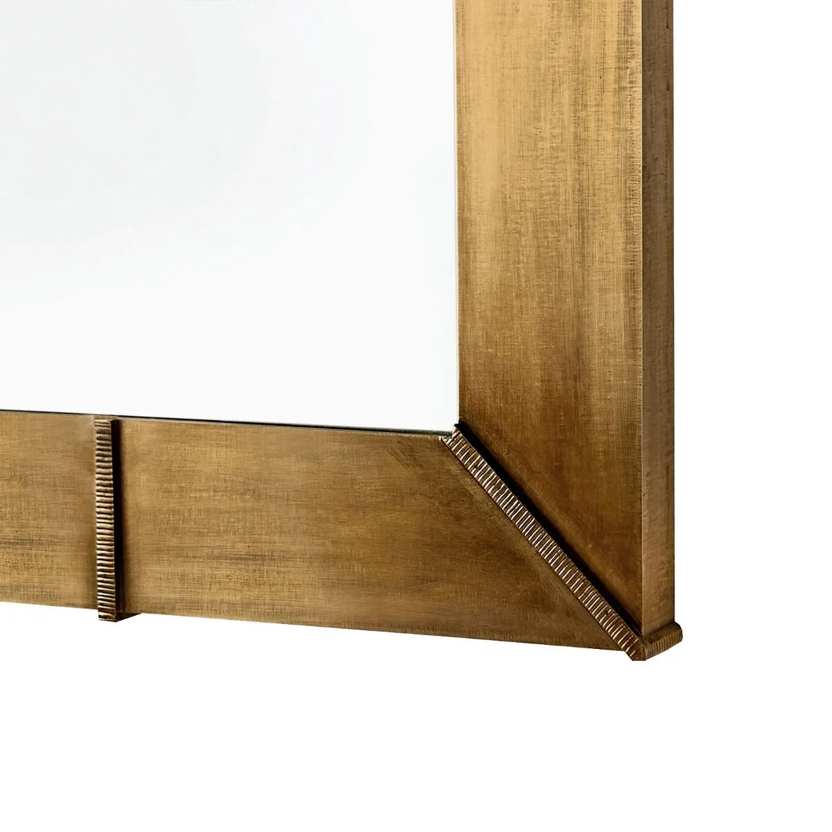 Brea Mirror / Antique Brass