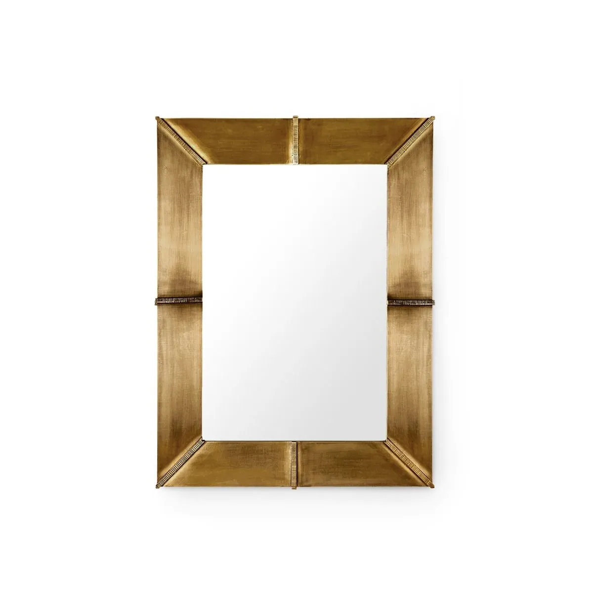 Brea Mirror / Antique Brass