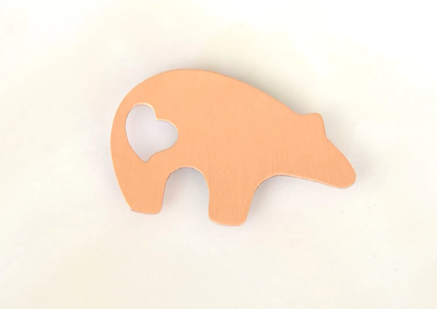 Bronze Bear with Heart Magnet