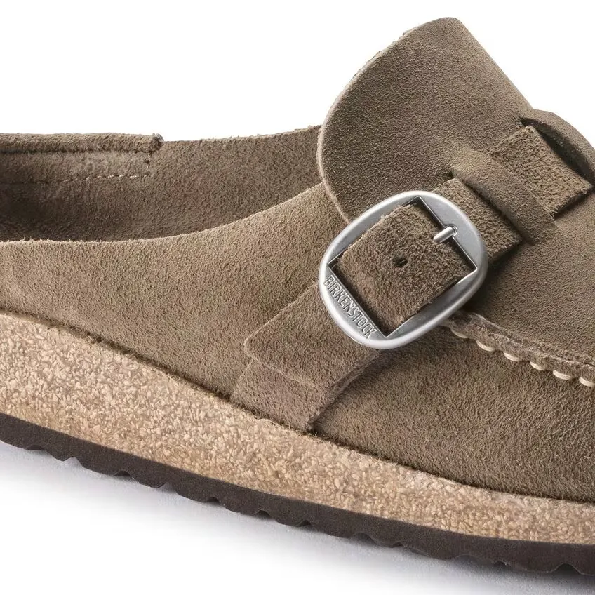 Buckley - Suede Gray Taupe Narrow Width - Women's