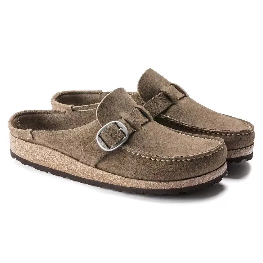 Buckley - Suede Gray Taupe Narrow Width - Women's