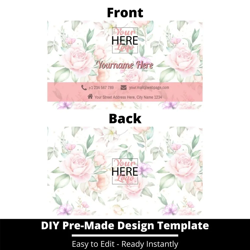 Business Card Design Template 108
