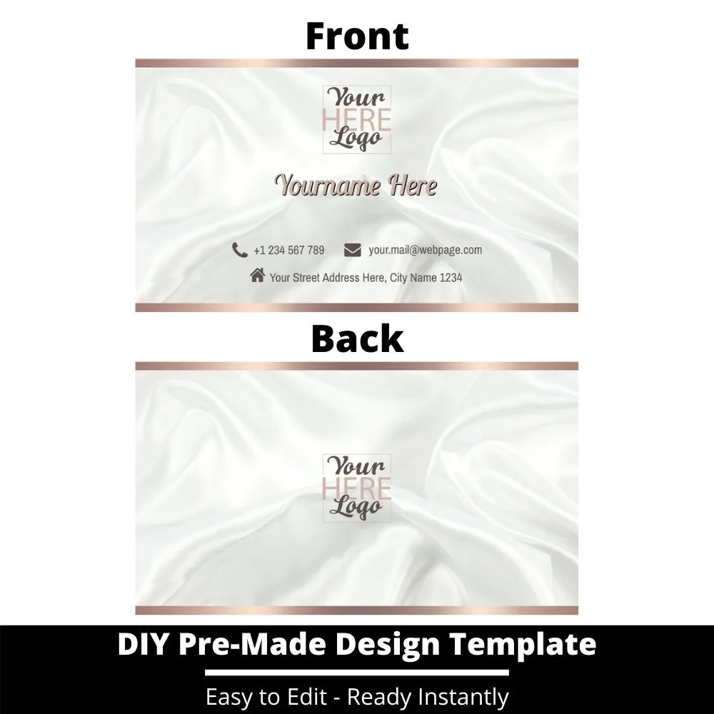 Business Card Design Template 138