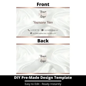 Business Card Design Template 138