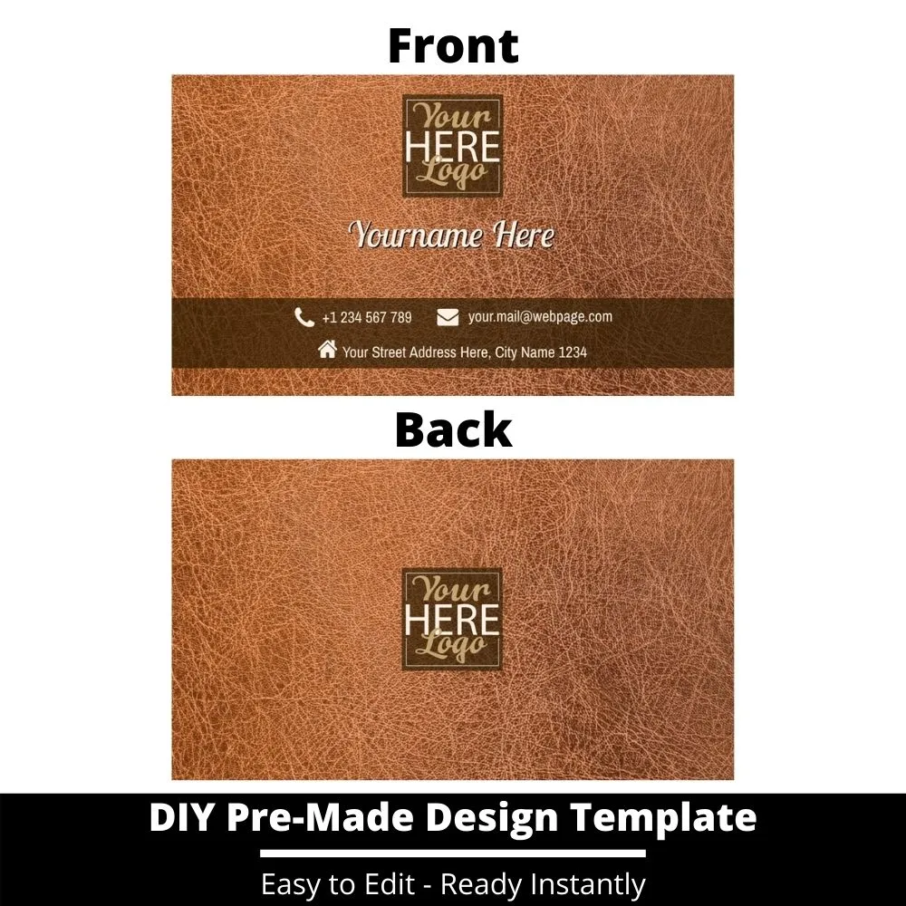 Business Card Design Template 159