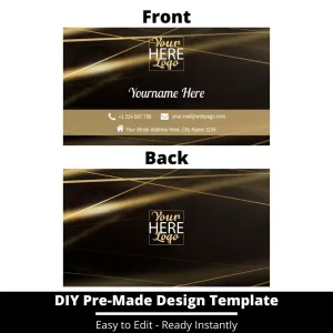 Business Card Design Template 170