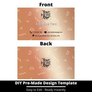Business Card Design Template 215
