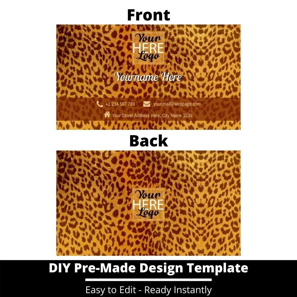 Business Card Design Template 58