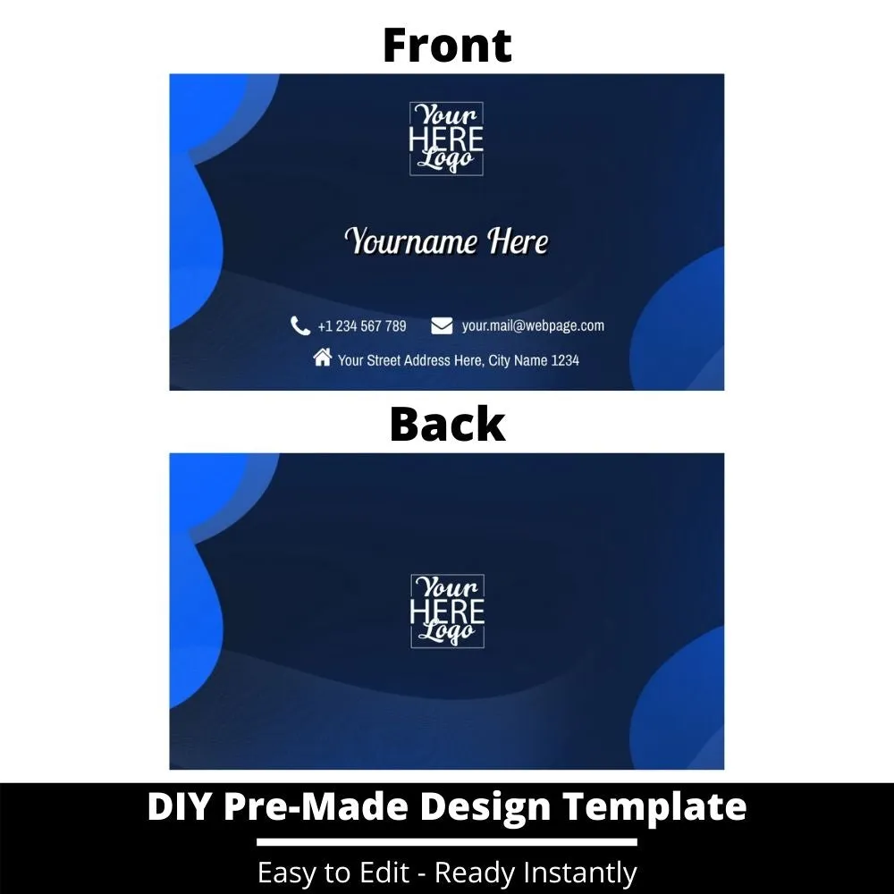 Business Card Design Template 66