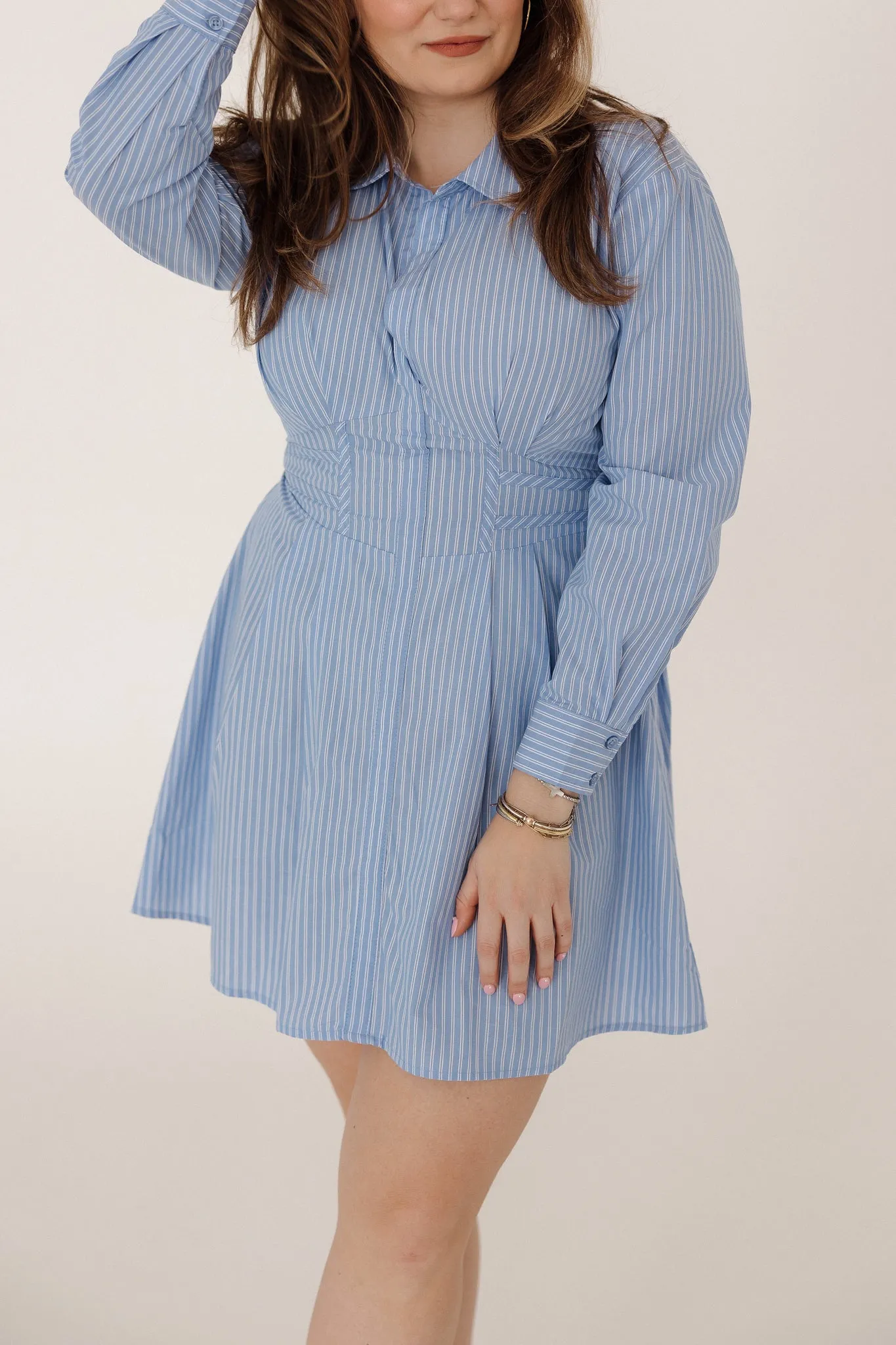 Business Only Striped Dress