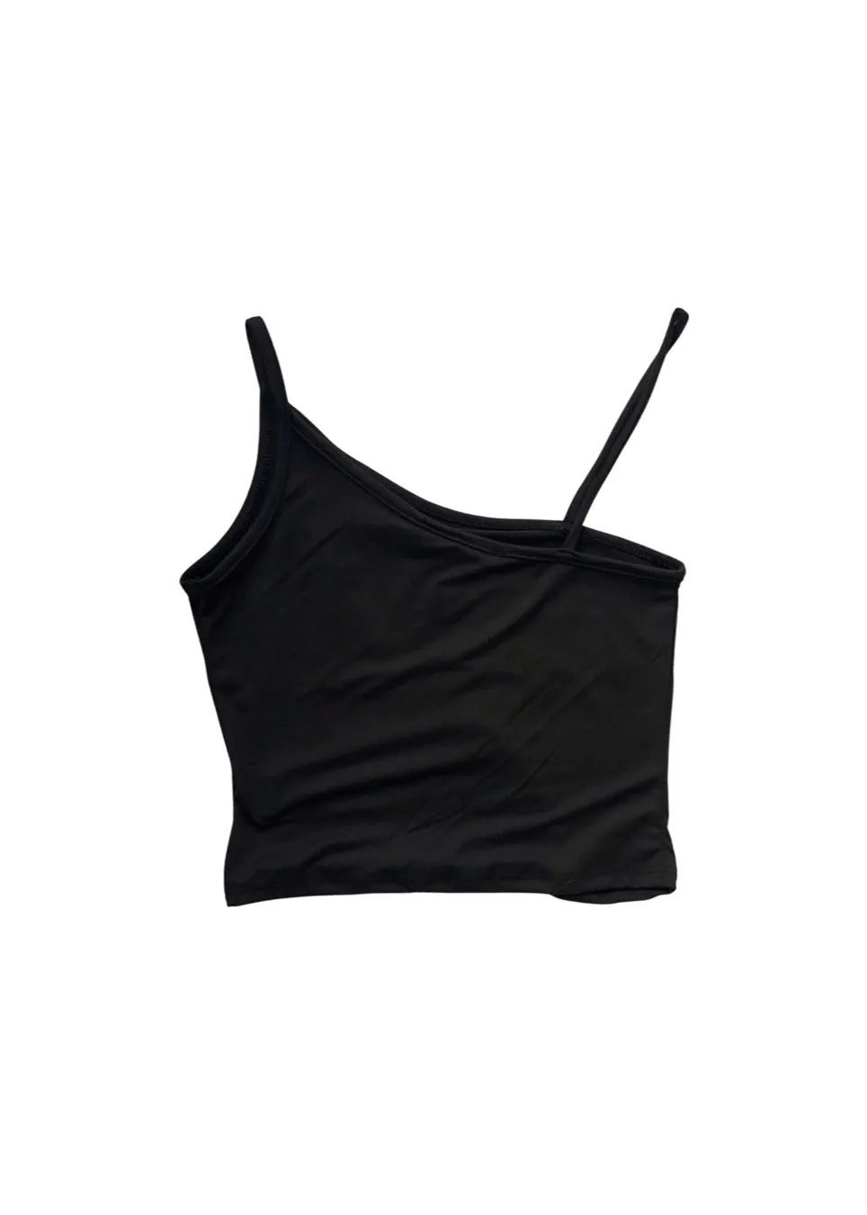 Cally Asymmetrical Cami Top - Black