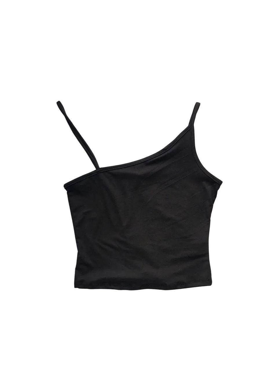 Cally Asymmetrical Cami Top - Black