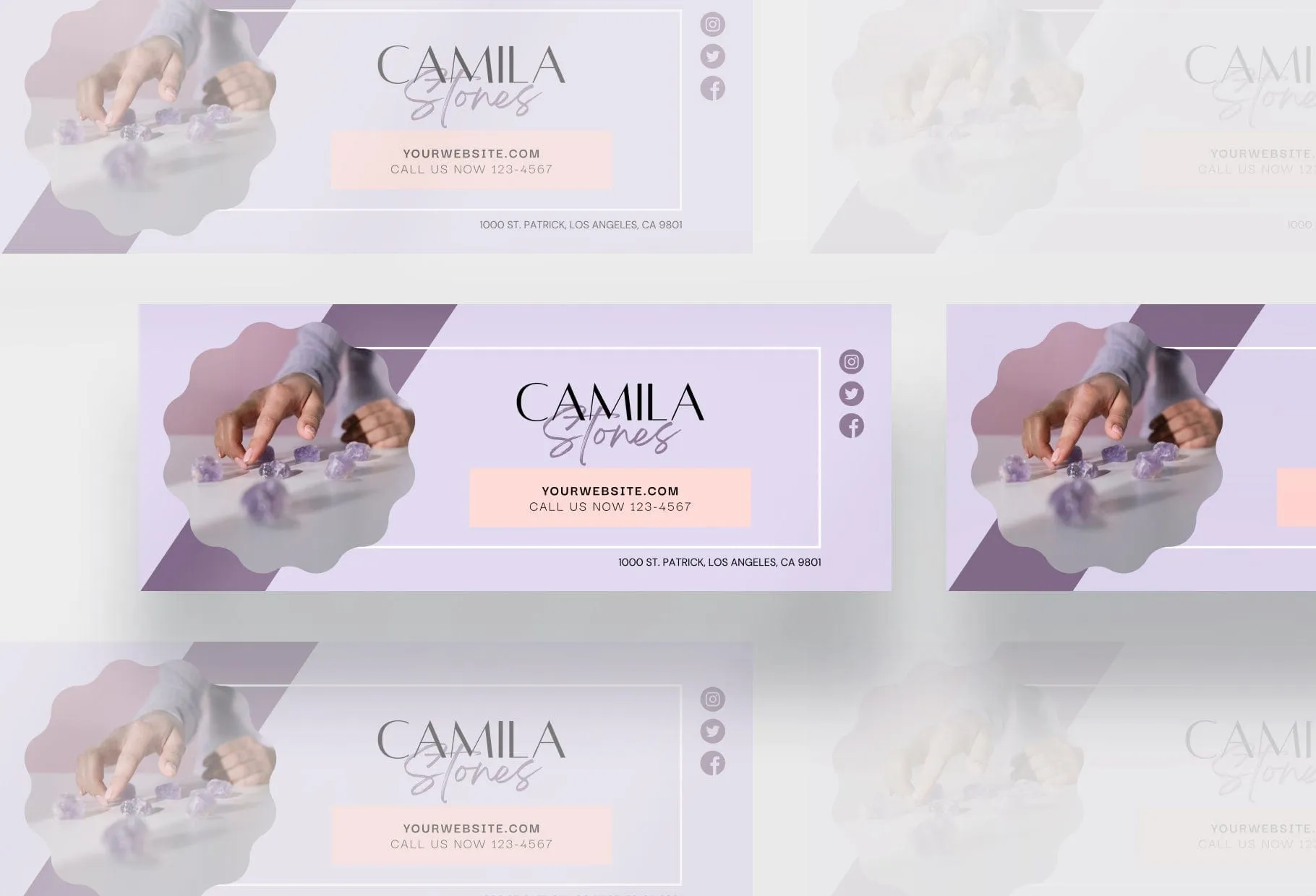 Camila Facebook Cover Canva Template