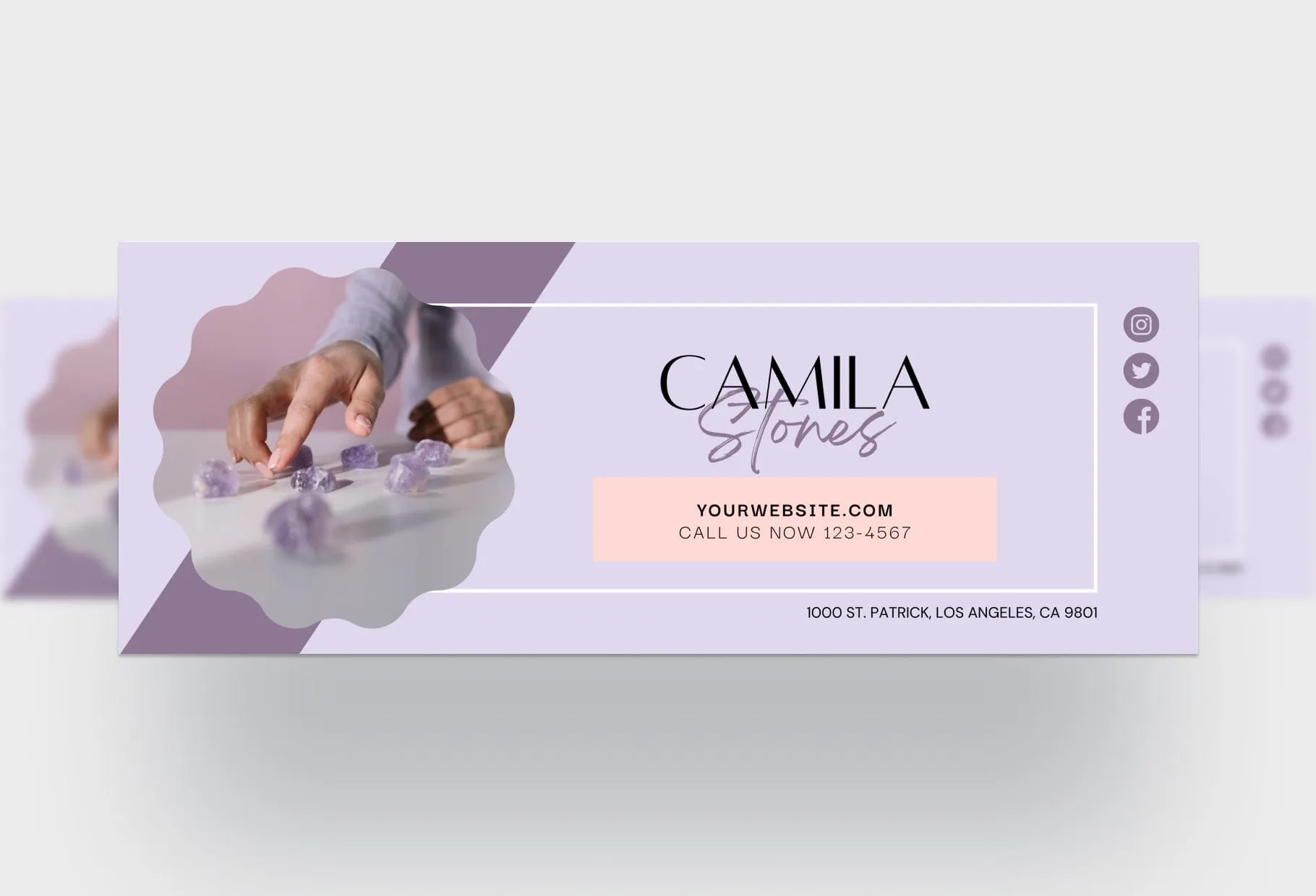 Camila Facebook Cover Canva Template