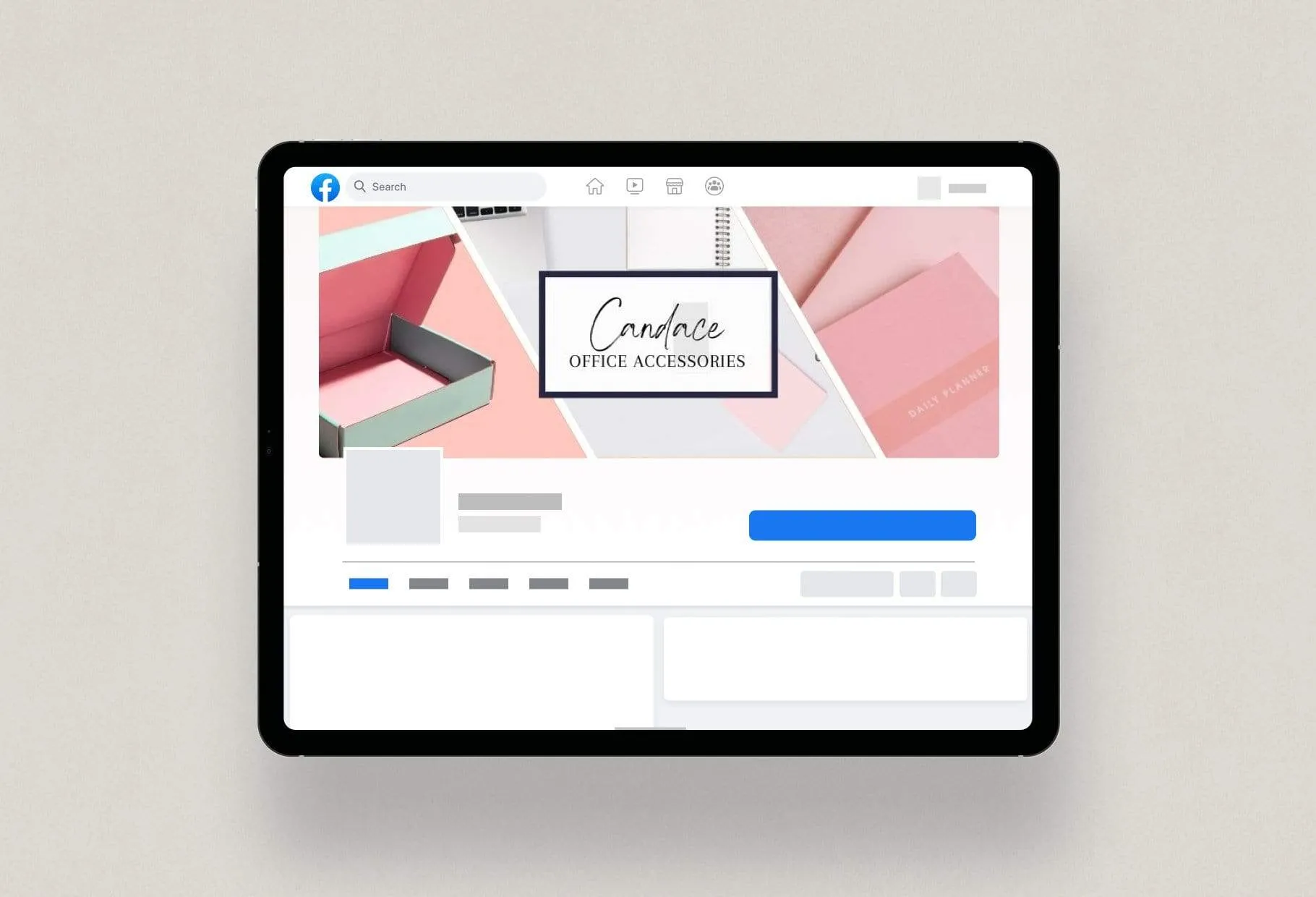 Candace Facebook Cover Canva Template