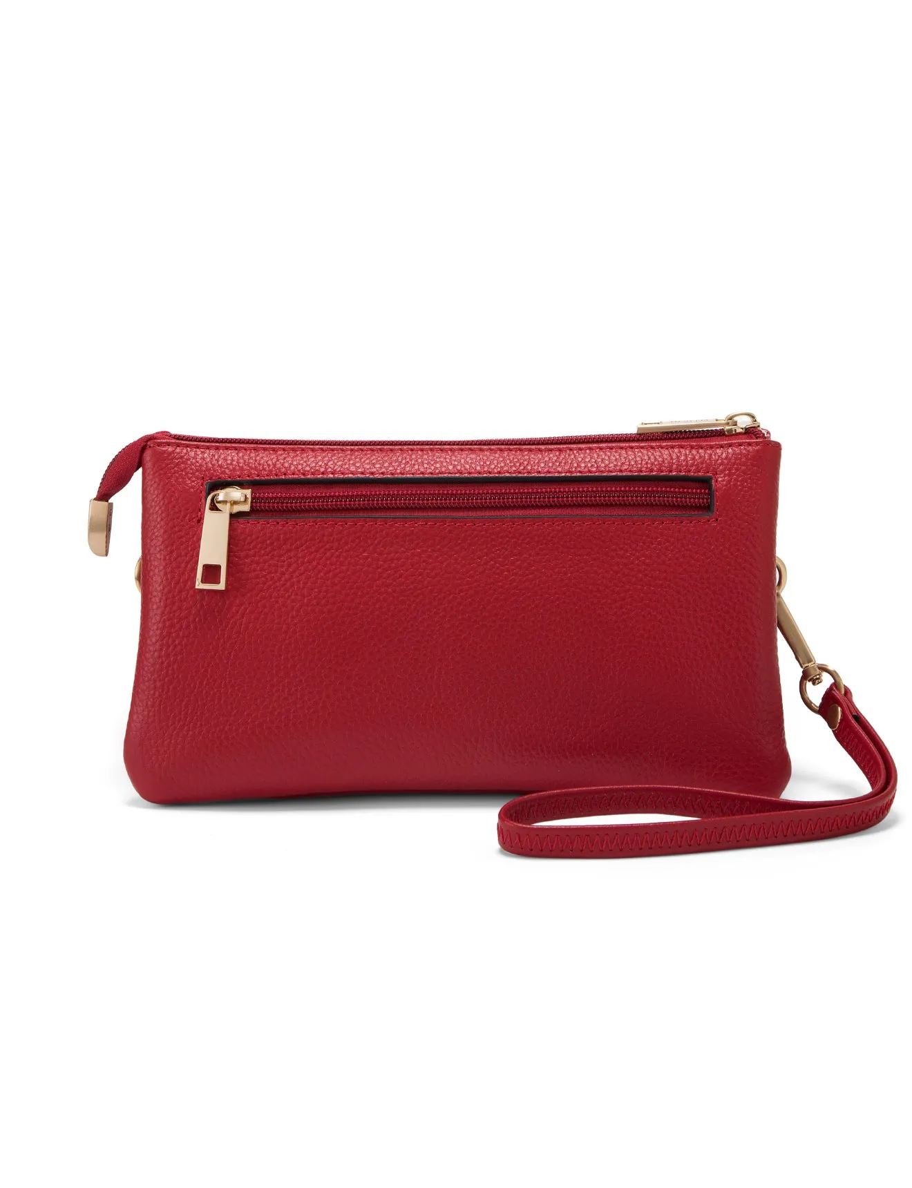 CANDICE LEATHER WALLET WITH SHOULDER STRAP- E1-0809-FIRE- SALE