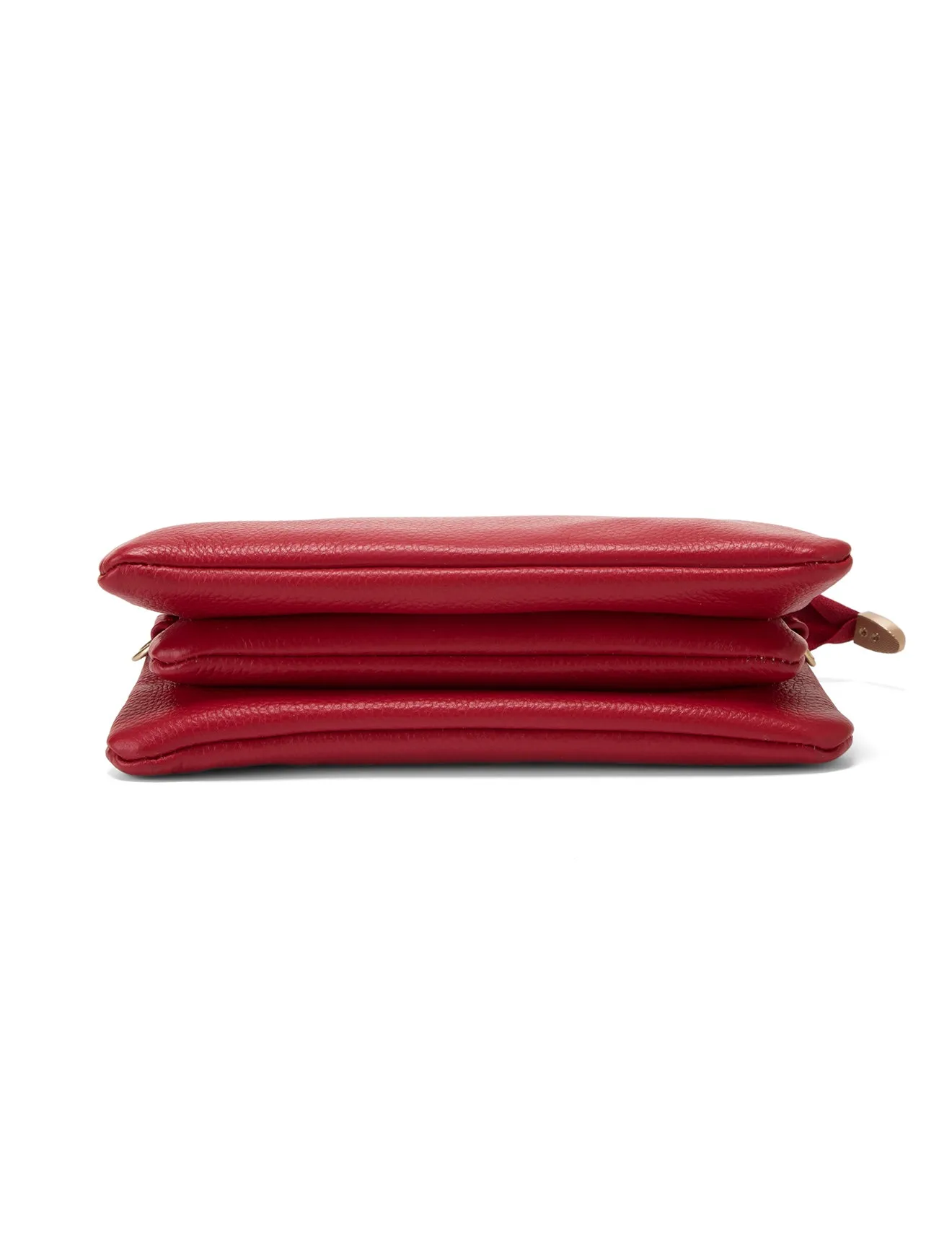 CANDICE LEATHER WALLET WITH SHOULDER STRAP- E1-0809-FIRE- SALE