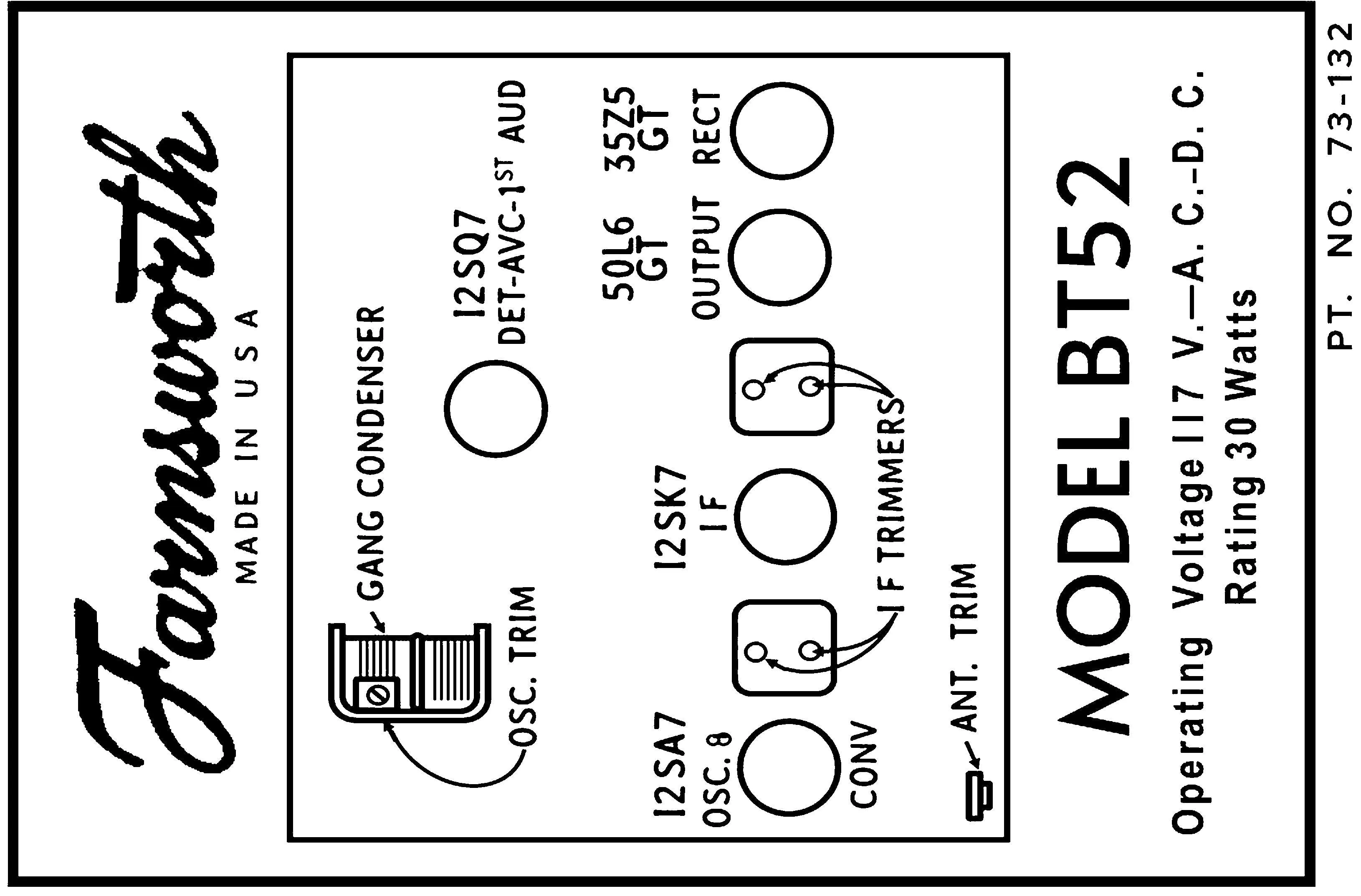 CAPEHART-FARNSWORTH-BT52