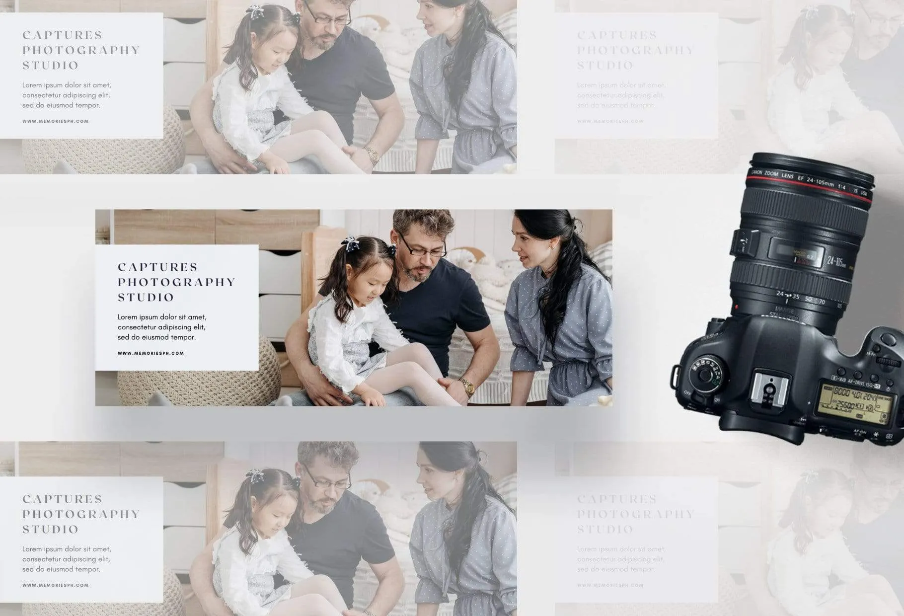 Capture Facebook Cover for Photographers Editable Canva Template