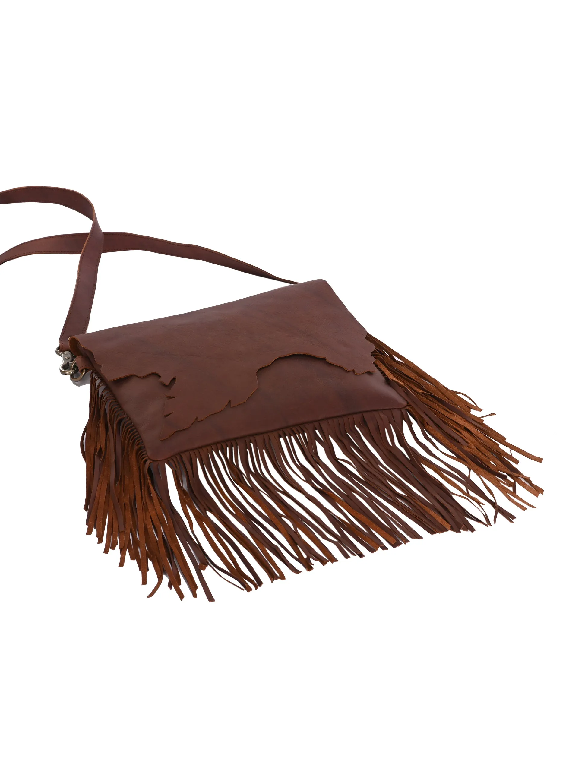 Carlo Romano By Wasan Tan color Stylish & Functional Accessory Premium Vegan Leather with tassel Hand Bags For Women