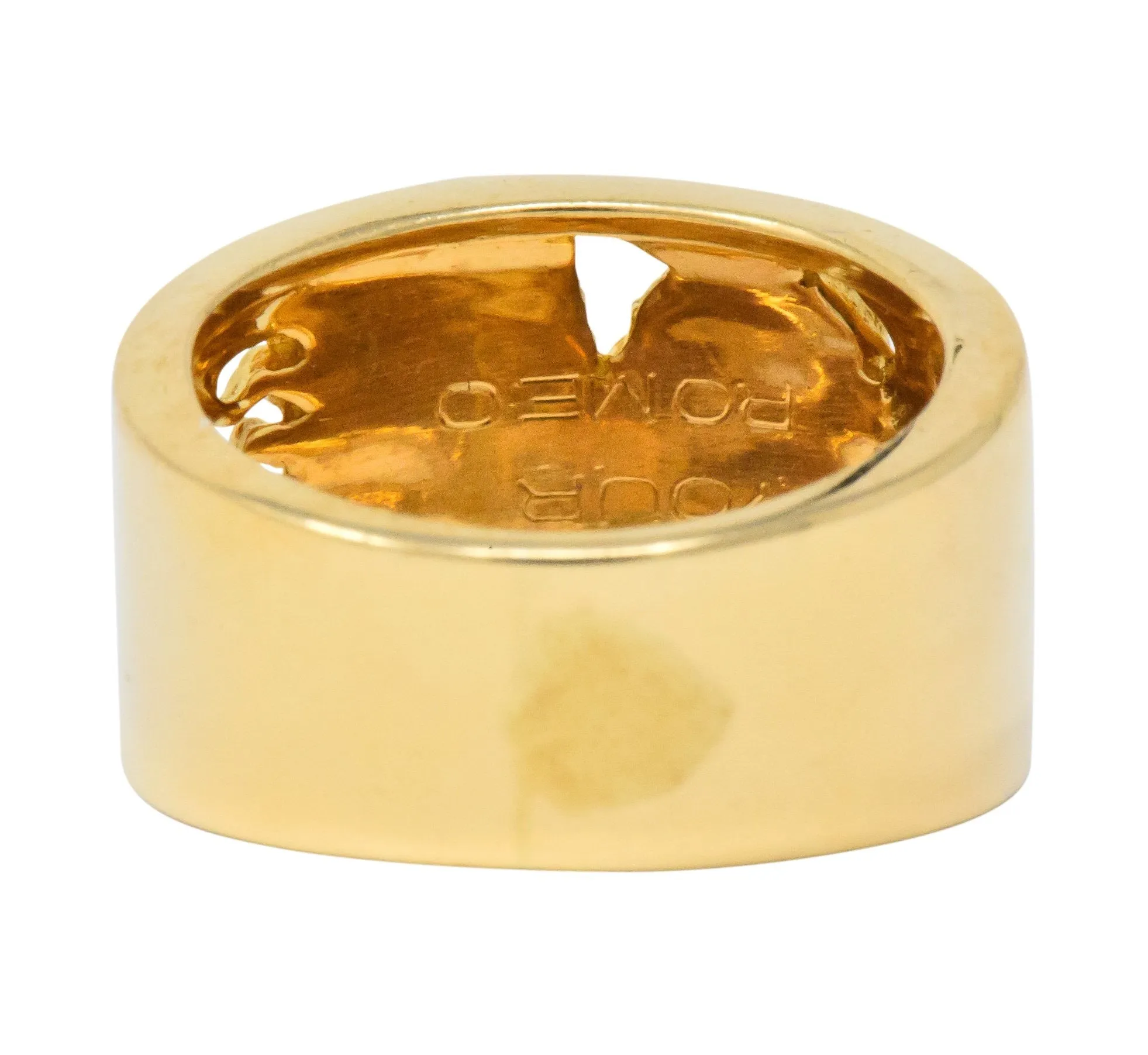 Carrera y Carrera Adam & Eve Diamond 18 Karat Gold Band Ring