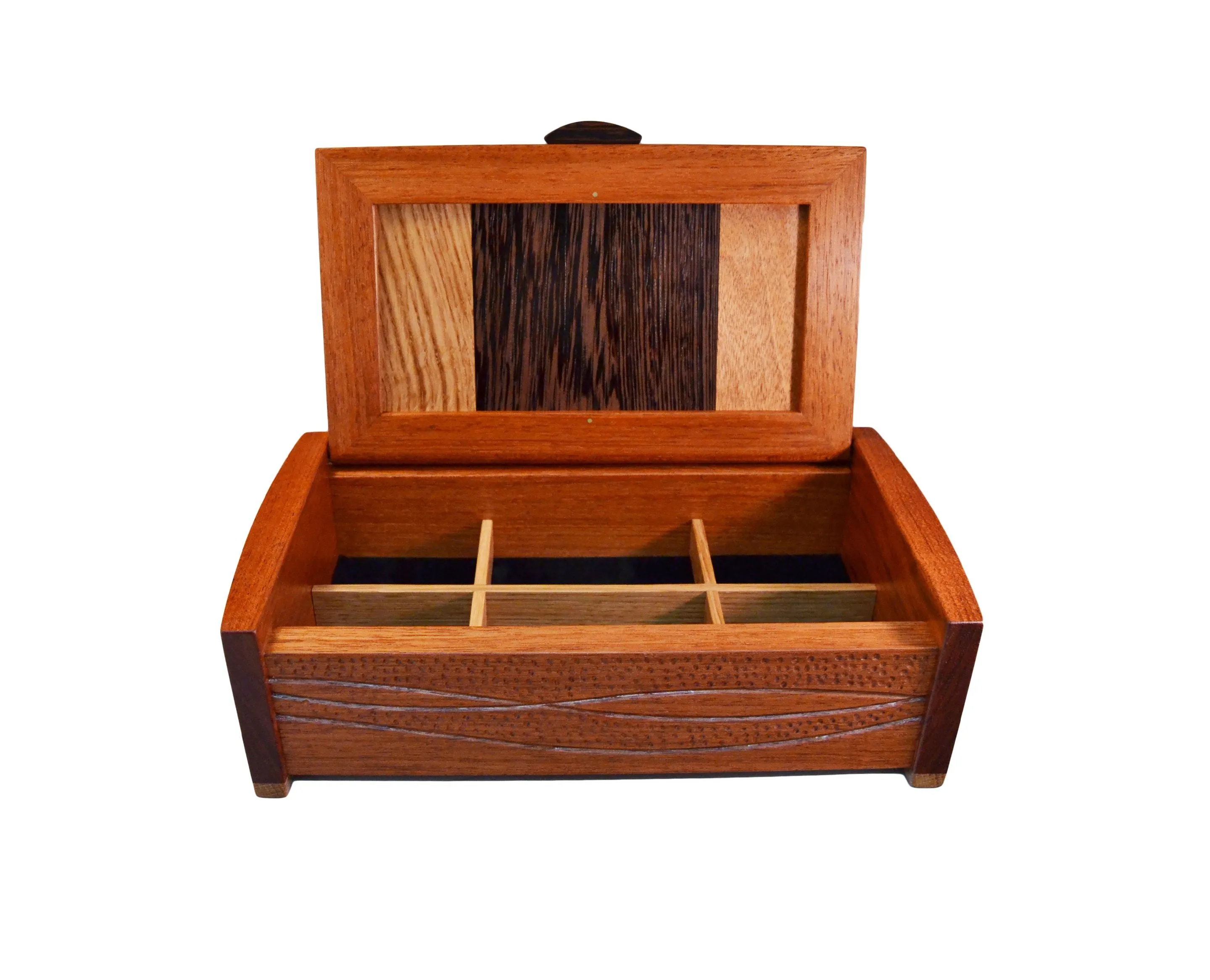 Carved Pin Hinge Box