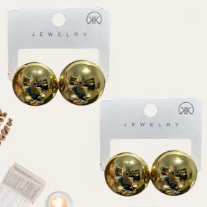 Circular Stud Earring