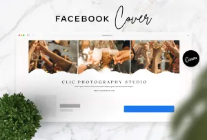 Clic Facebook Cover for Photographers Editable Canva Template