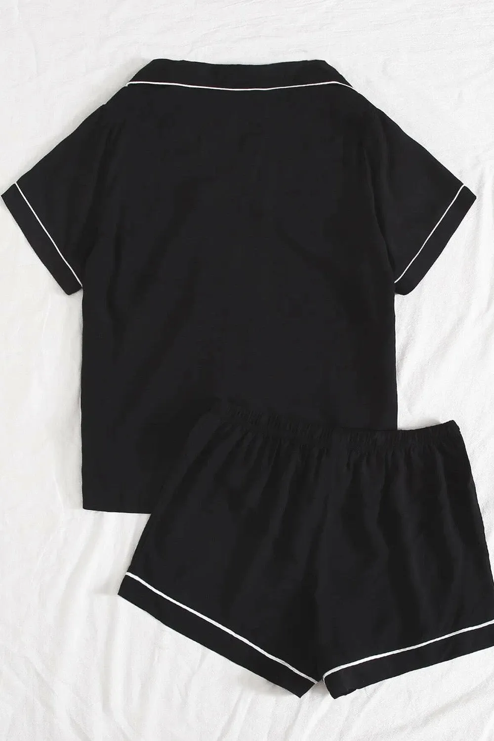 Contrast lapel PJ