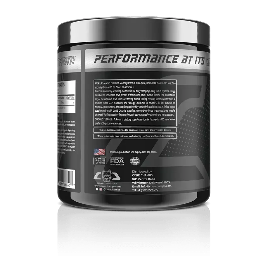 CORE CHAMPS CREATINE 5000MG 300G SERV 60