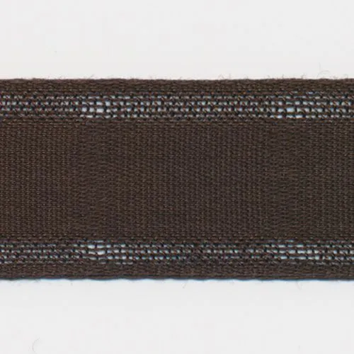 Cotton Gauze Ribbon #142 Coffee Brown