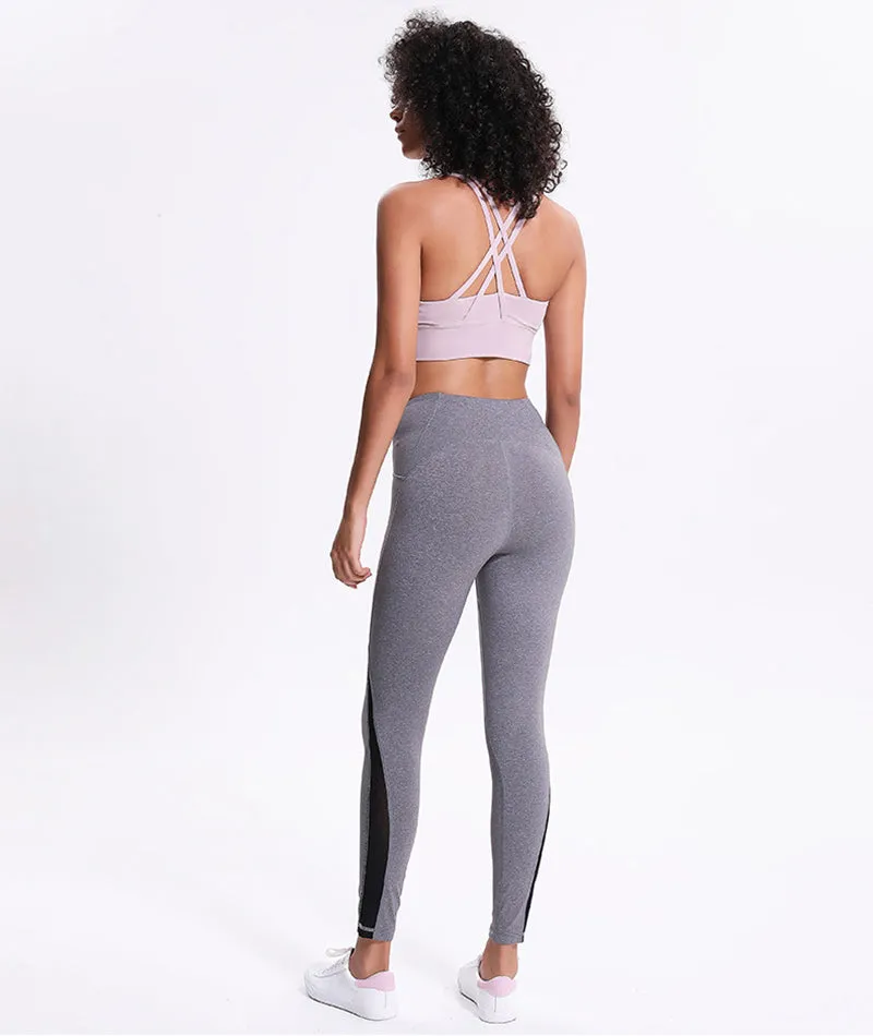 Criss Cross Strappy Personalized Sports Bra YS9324W