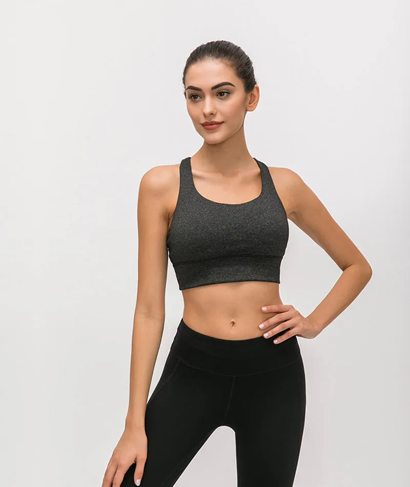 Criss Cross Strappy Personalized Sports Bra YS9324W