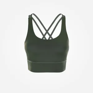 Criss Cross Strappy Personalized Sports Bra YS9324W