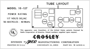 CROSLEY-10-127