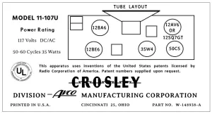 CROSLEY-11-107U