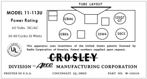 CROSLEY-11-113U