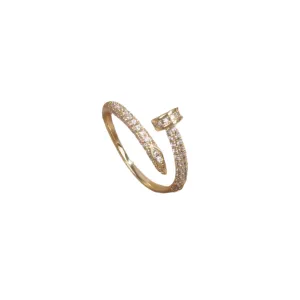 Crystail Nail Ring